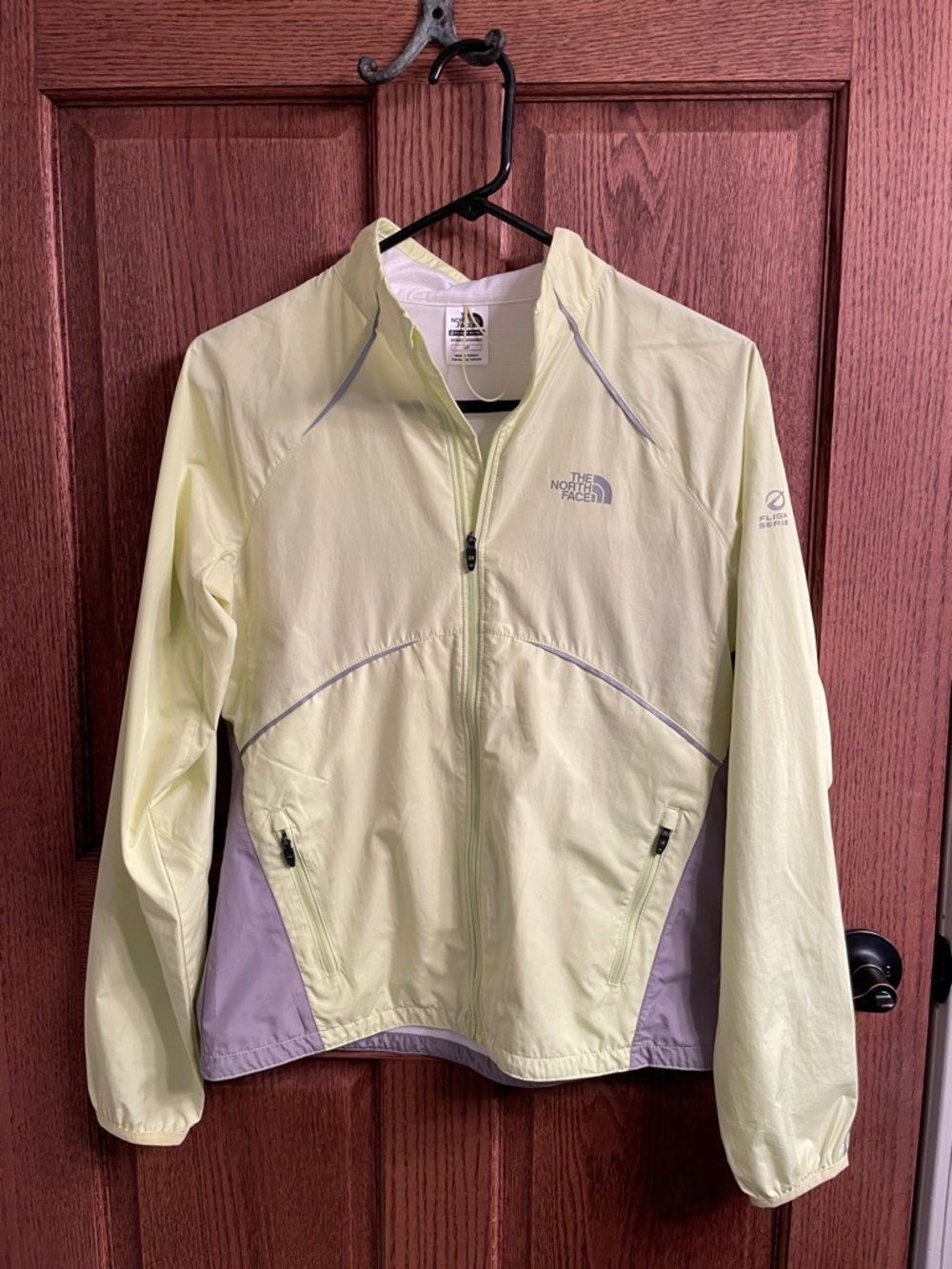 The North Face Women's Pale Yellow and Light Gray Utility Jacket